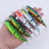11cm Multi-Jointed Shimmering Reflective Minnow Lure Freshwater Saltwater Fishing