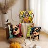 Fashion Pop Comic Portrait Pillow Case Home Decoration Cushion Cover Suitable For Bedroom Car Office Sofa
