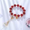 Antique Agate Red Freshwater Pearl Bracelet. Fashion Women Daily Jewelry Lucky Gift