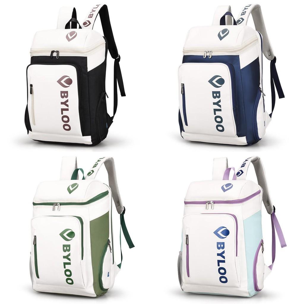 Waterproof Pu Badminton And Tennis Bag With Byloo Letter Print For Men And Women Sports Enthusiasts