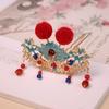 Pearl Ancient Hair Stick Chinese Style New Year Headdress Retro Tang Dynasty Hairpin  Jewelry