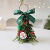 New Mini Christmas Tree Scene Setup Santa Claus Christmas Tree PE DIY Desktop Ornament Home Decoration