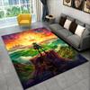 Classic Game Z-Zelda Cartoon Link Carpet Rug for Playroom Bedroom Living Room Sofa Home Decor,kid Area Rug Non-slip Floor Mat