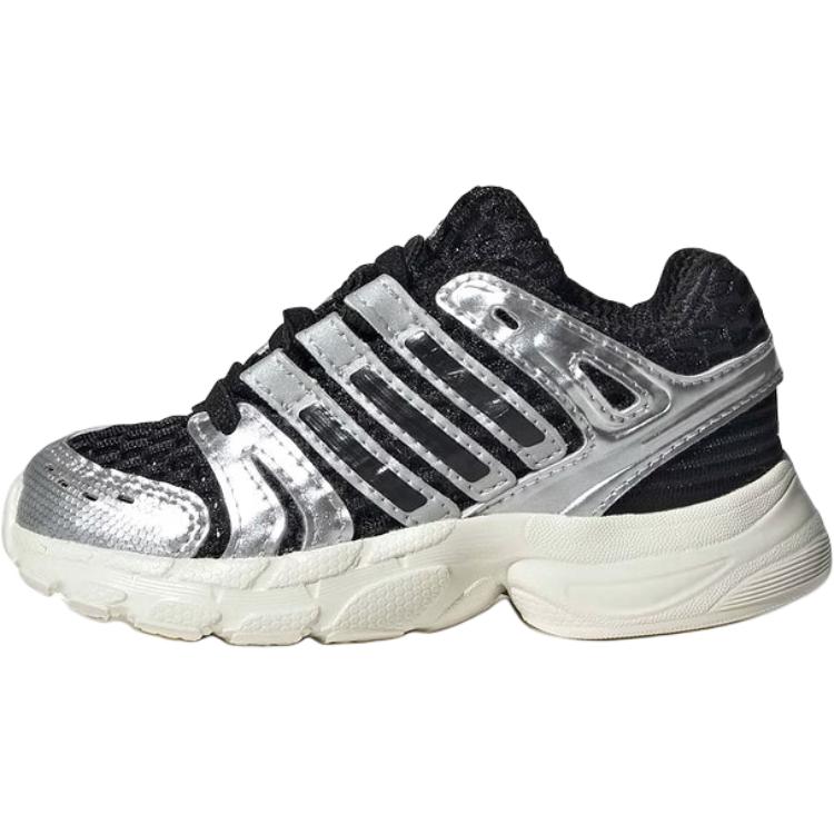 

Adidas Adistar Control 5 Comfortable Versatile Low-Top Walking Shoes Baby Shoes Black Silver KK4253 26