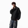 QOTRIOCK American Retro Plaid Patchwork Layered Baseball Jacket