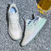 2025 trendy casual sports shoes for men and women breathable fly-woven running shoes large size couple mesh night running shoes