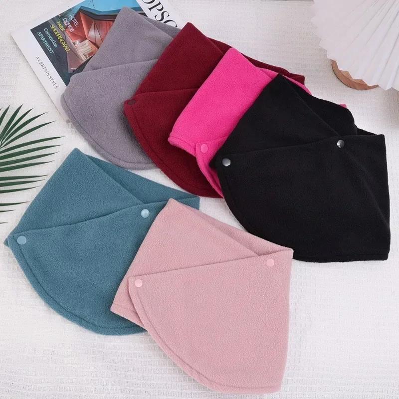 Neue Lamm Fleece für Frauen Schals Winter Warm Gefälschte Kragen Schal Plüsch Lätzchen Snood Weiblichen Winddicht Wrap Hals Schutz polar