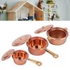 1:12   Cookware Set Miniature Simulation Pan Boiler Doll House Kitchen Accessory