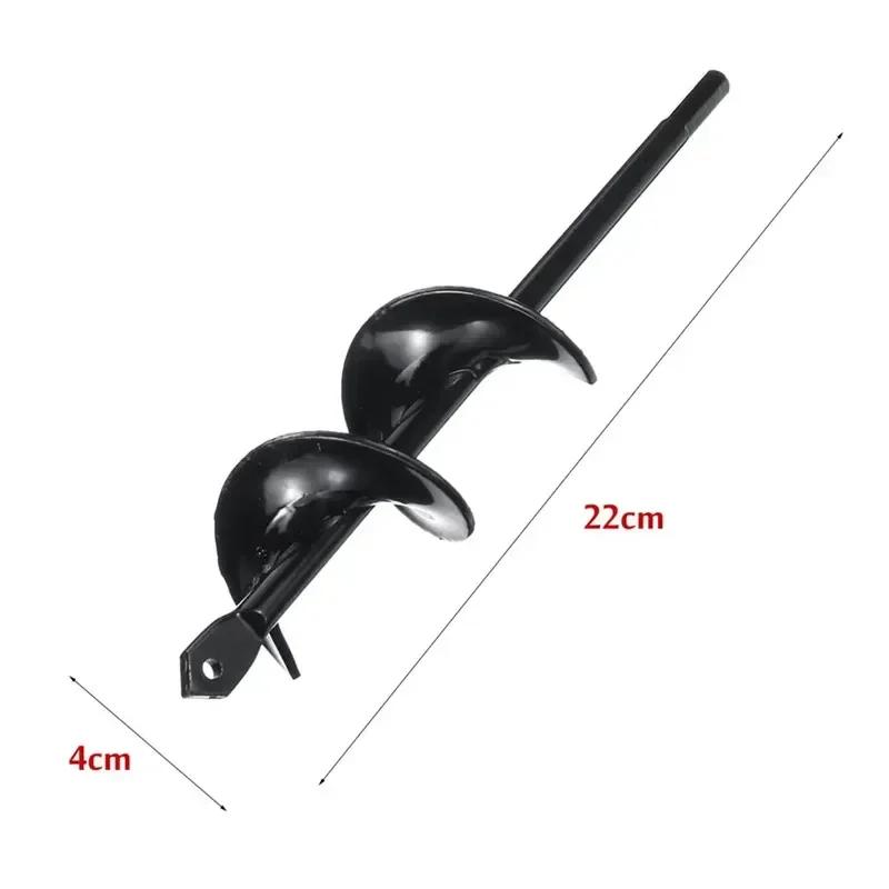 

Earth Planter Spiral Drill Bit Post Hole Digger Power Garden Ground Auger Loose Soil Twist Dig Pit Planting Tool Metal Drill