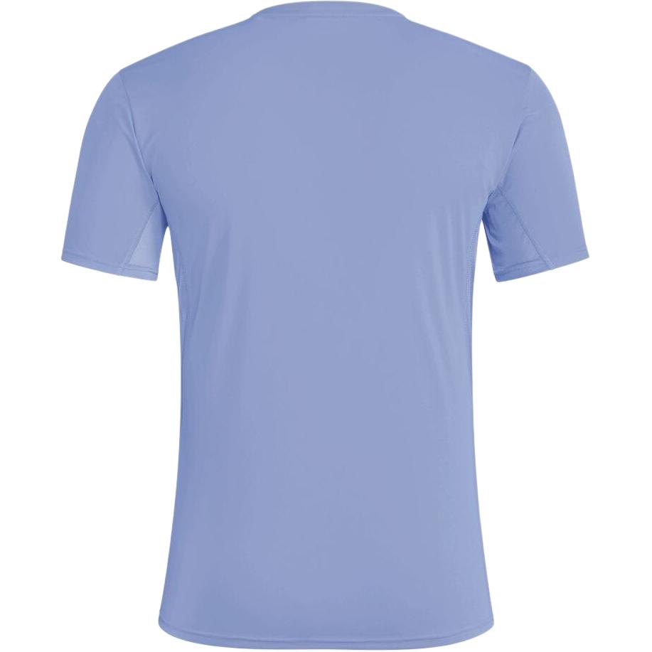 Adidas Adizero Essentials Round Neck Printed Casual Short Sleeve T-Shirt Men Tops Light-Blue IX2842