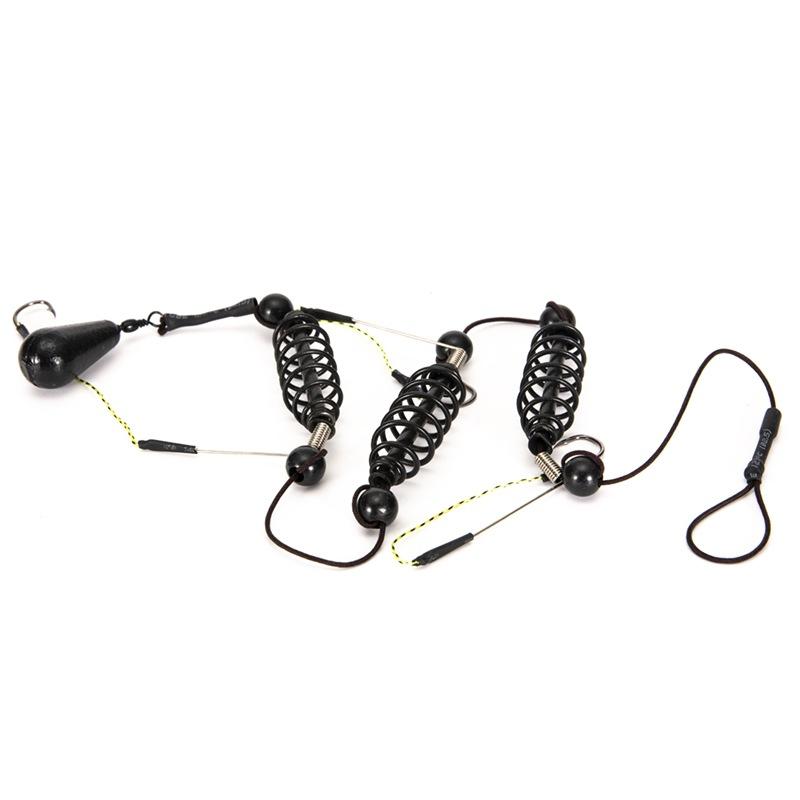 

Fixed-point Baiting Device, Large-fish/giant-fish Ready-made Fishing Rig, Long-casting Spring, Electroplated Baiting Device, Multi-hook Rig