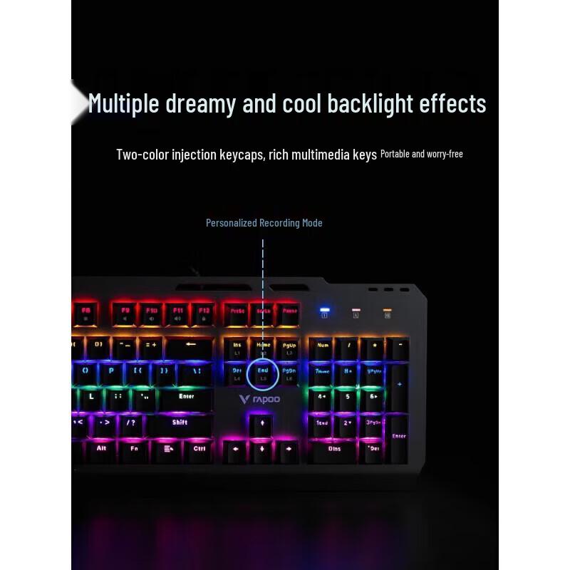 Rapoo V500Pro 104-Key Mechanical Keyboard