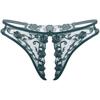 Adult Men Lingerie Briefs Flower Embroidery Lace Thong Underwear