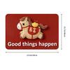 2026 Horse Year Welcome Spring Festival Gifts Doormat Non-Slip Entrance Kitchen Door Floor Mat Living Room Rug Carpet Footpad