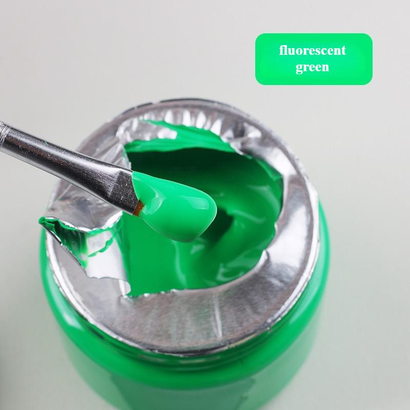 100ml Fluorescent Acrylic Painting Pigment Fade Fast and Waterproof Art Student Diy Graffiti Wall Painting