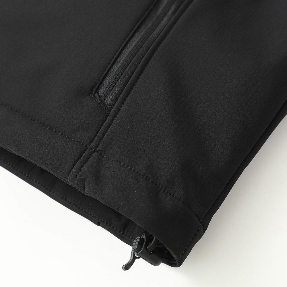 Autumn Winter Lightweight Hooded Soft Shell Jacket, Fashion Warm Jacket for Male Female, Couples Coat Windproof Waterproof Outdoor Business Leisure