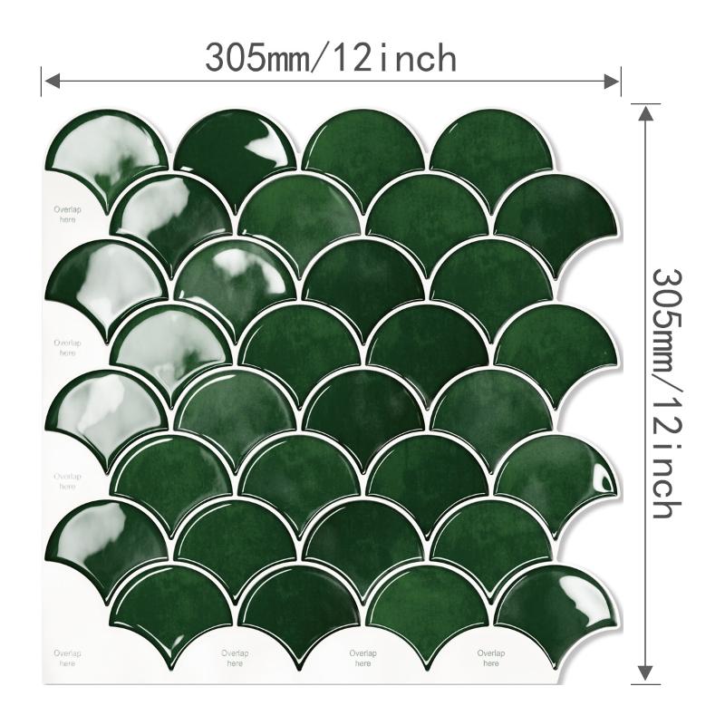 Selbstklebende 3D-Wandaufkleber PVC Wasserdicht Imitation Wandfliesen Abziehen und Aufkleben Hitzebeständig Küchenrückwand