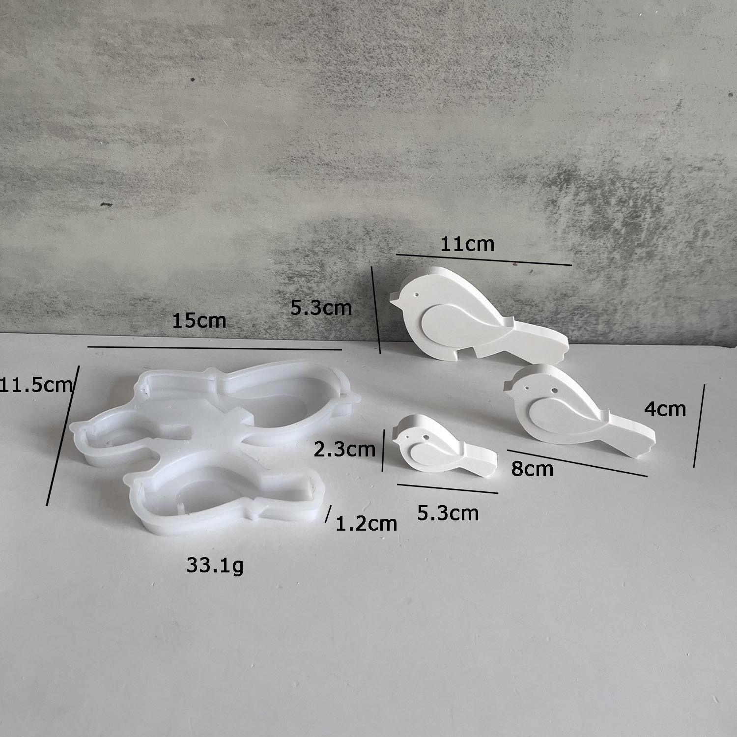 

Дом с птицей Силиконовая форма Дом Птица Подвесное украшение на стену Гипсовая форма Весна Полое сердце Дом Настенный венок Форма для литья