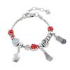NARUTO Akatsuki Perlen DIY Armband Dragon Ball Schmuck Anime Runde Perlen für Männer Frauen Schwarz