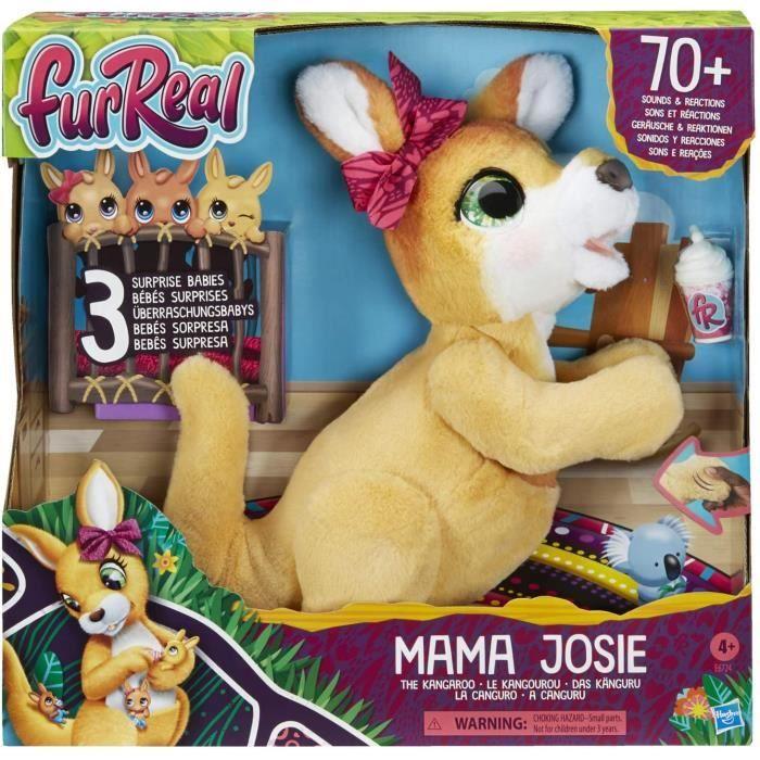FurReal Friends, Interaktives Plüschtier Mama Josie das Känguru, Französische Version[54]
