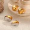 Stainless Steel Water Drop Earrings With Irregular Shape For Trendy Women Gift