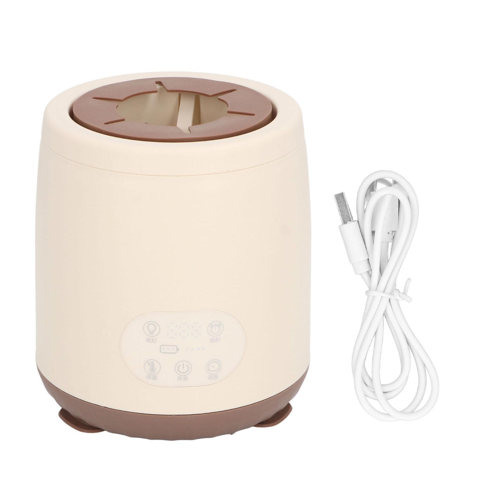 

Автоматический шейкер для бутылочек с молоком для младенцев, подогрев, 5 уровней, регулировка времени, вращение на 360 градусов, зарядка через USB, для младенцев хаки