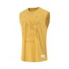 Li Ning Bad Five Letter Round Neck Comfortable Breathable Versatile Sleeveless Vest Men Vests Ginger-Yellow AVSV177-2