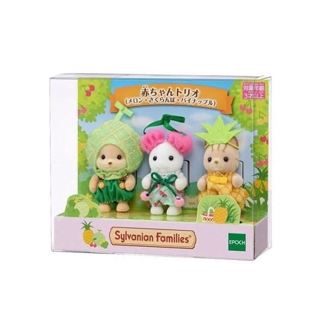 Sylvanian Families Baby Trio Melon Cherry Pineapple