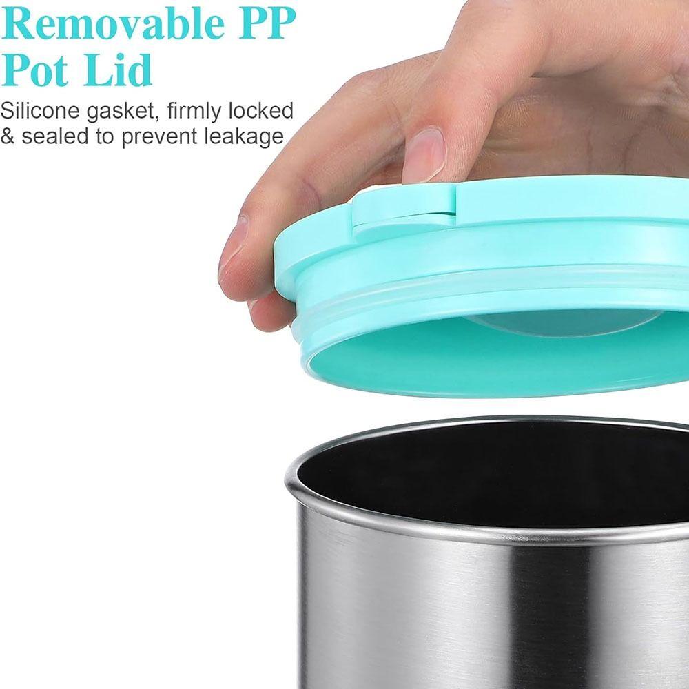 Anti-scalding Handle Metal Water Bottle Stainless Steel Iced Tea Pitcher Large Water Jug  Picnic