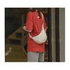 Casual Minimalist Crescent Zipper Shoulder Bag, All-Match Versatile Handbag For Daily Use, Sports Bag