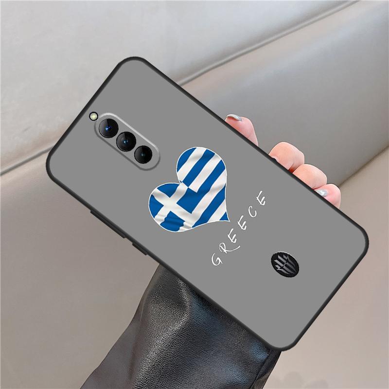 Greek Greece Flag Case For ZTE Nubia Red Magic 10S 6S 7S 8S 9S Pro For RedMagic 10 Air 8 9 10 11 Pro Plus Cover