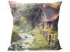 Decorative Pillow With Filling Rustic Settlement Village Pillowcase Jas