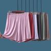 Damen High Elasticity Eis Seide Locker Sicherheitsshorts - Übergröße, Sommer Dünne Slips für Hauskleidung