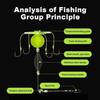 Fishing Feeder Line Set with 4 Hook and Float Baits Lure Cage Basket Trap Fishing Hook Anti Winding Baits Cage Float