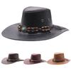Nepleer Western Cowboy Hoeden Voor Vrouwen Mannen Vintage Gentleman Feest Hoeden Panama Cowgirl Jazz Pet Sombrero