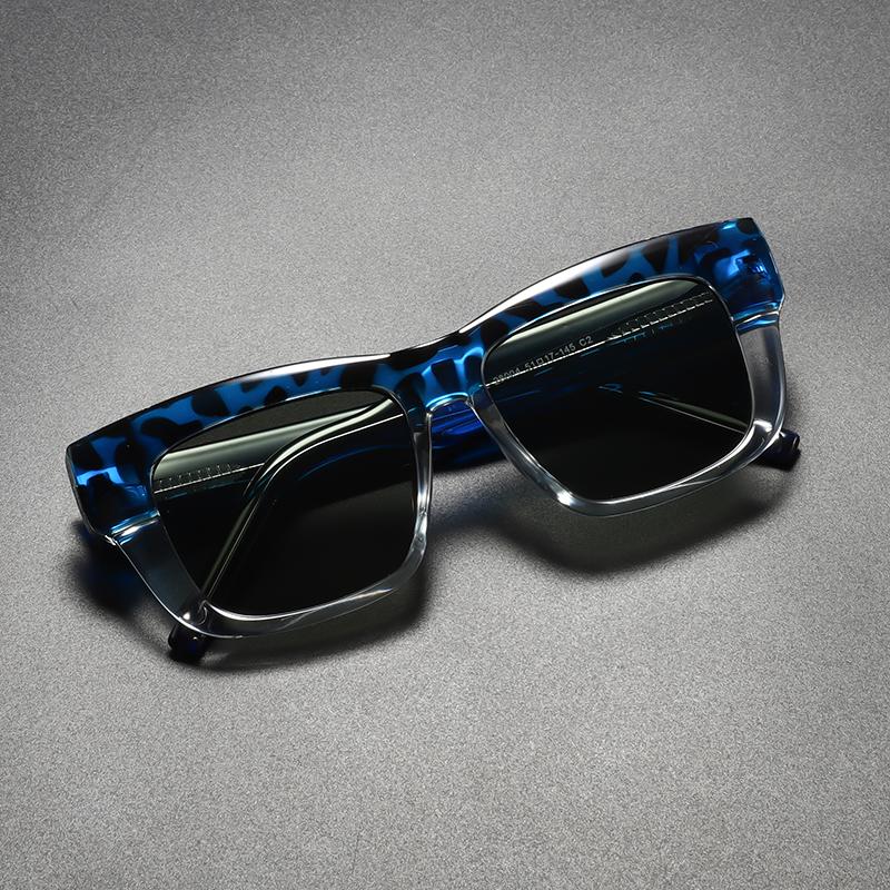 Fashion Square Sunglasses Men Women TAC Acetate High Quality Driving Designer UV Protection Stylish