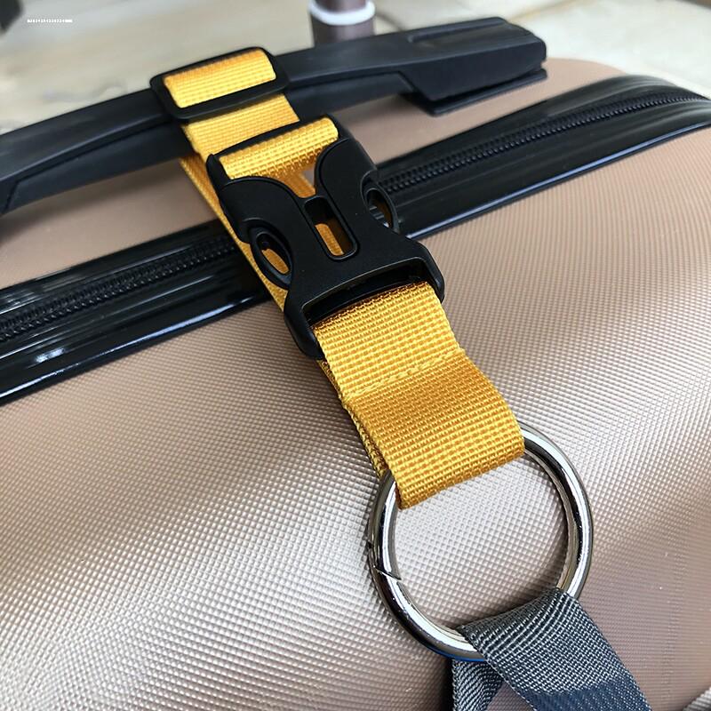 Portable Travel Backpack & Clothes Hanging Clip with Rope Hook