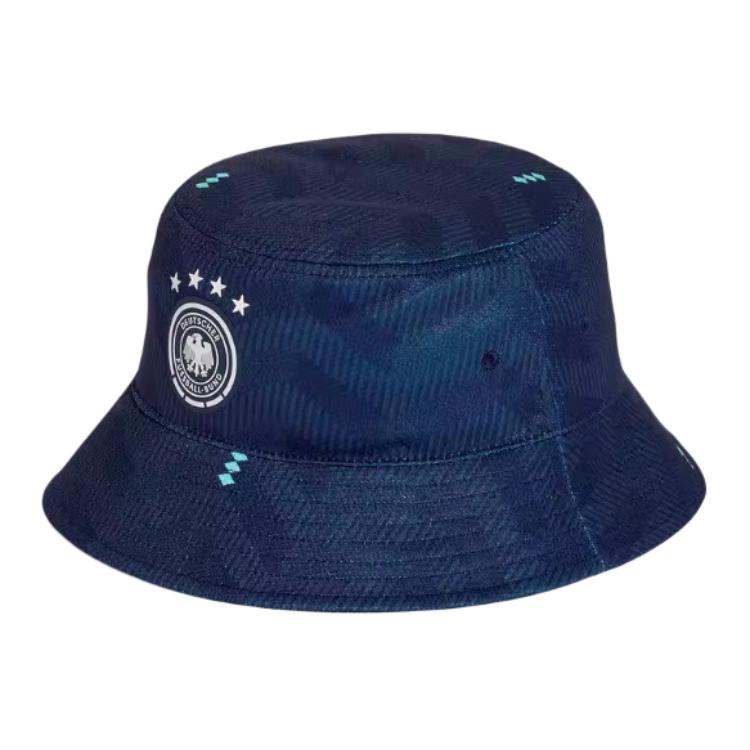 Adidas Originals Trefoil Logo Patch Design Fisherman Hat Unisex hats Navy-Blue KC6723 OSFW