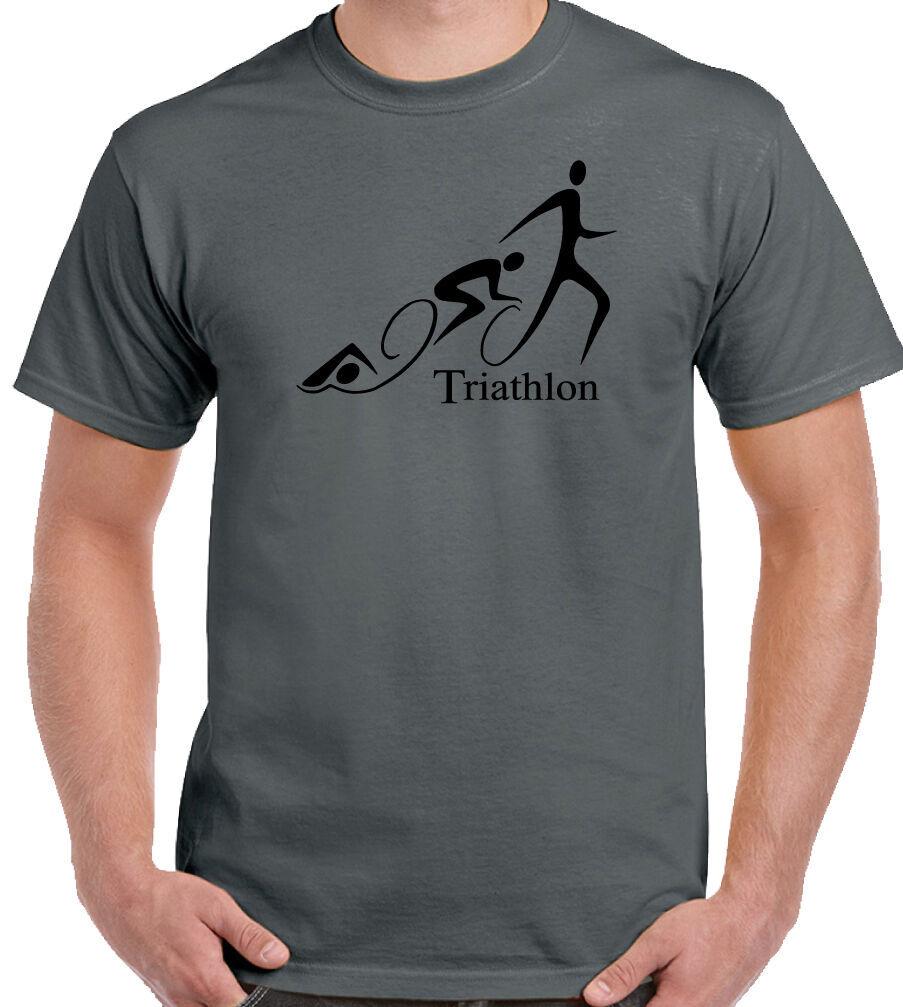 Triathlon T-Shirt Mens Cycling Running Swimming Sport Bike Kit Curly S разноцветный