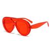 New Large Frame Sunglasses Round Circular Sun Glasses Double Beams Fashion Personality Women Men Sunglasses