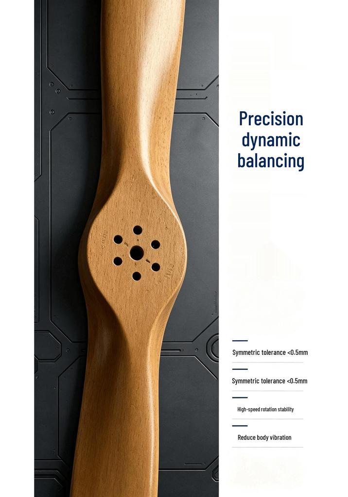 Special Offer: 19-inch Oil-Powered Beechwood Propeller, CCW for DLA Engine, RC Fixed-Wing Aircraft