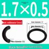 Durable Nitrile Rubber O-Ring, Wire Diameters 0.4-0.8mm, Waterproof & Wear-resistant Sealing Ring