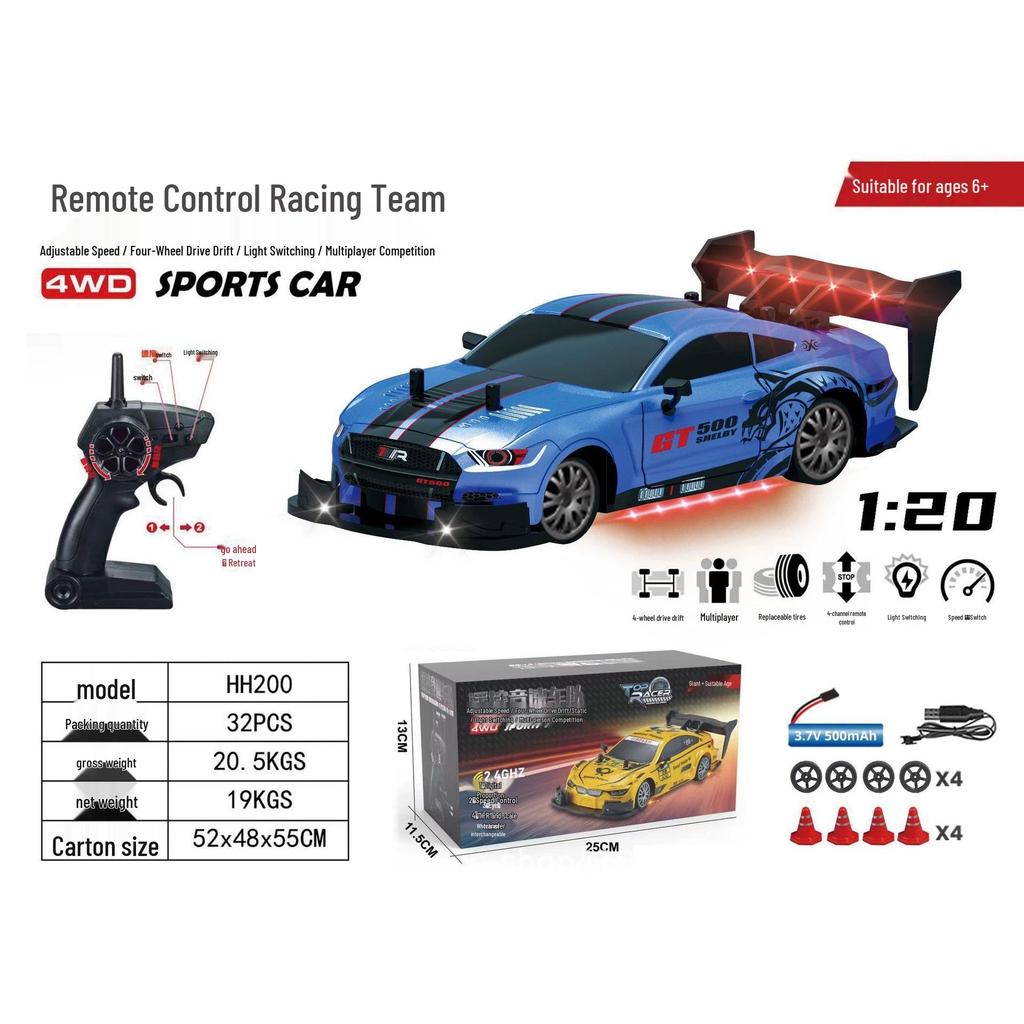 High-Speed RC Drift Car: GTR Competition 4WD Mustang