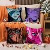 Family Love Anime A-Alien Stage Pillow Case Pattern Printed Pillowcase for Living Room Sofa Cushion Cover & Bedroom Decor