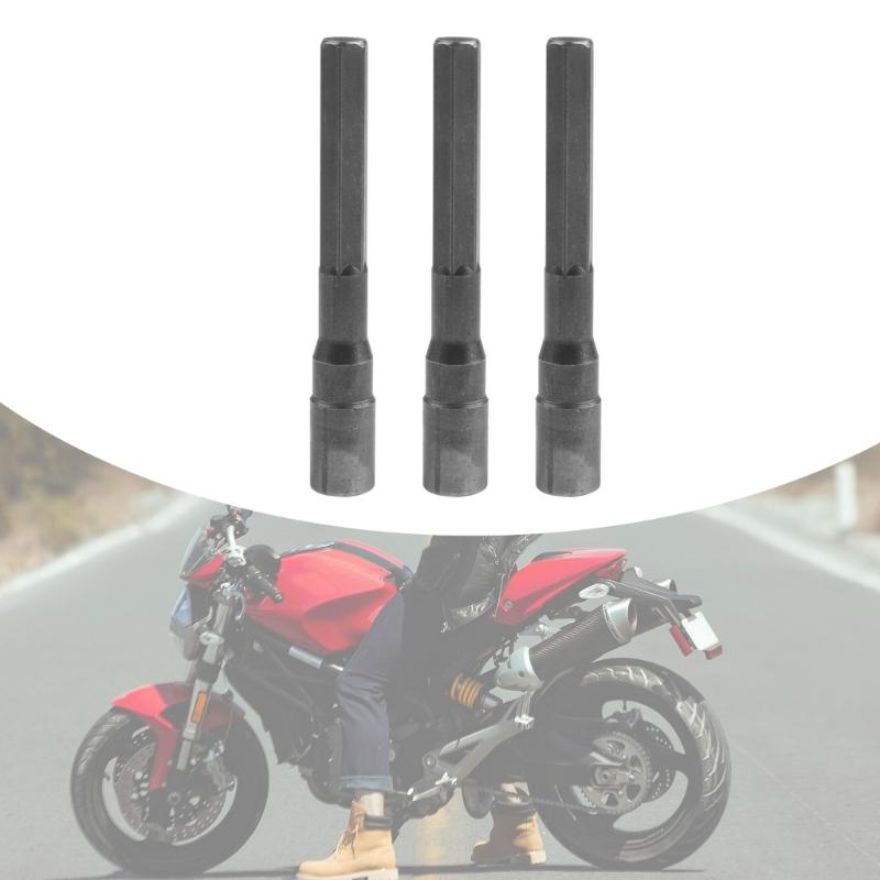 Compactly 8mm Hexagonal Impact Socket Wrench Adapter For Motorcycle Maintenance Corrosion Resistant Alloy Steel Material