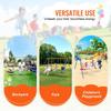 Swing Sets for Backyard 1 Saucer 2 Belt Swing Seats A-Frame Metal Stand