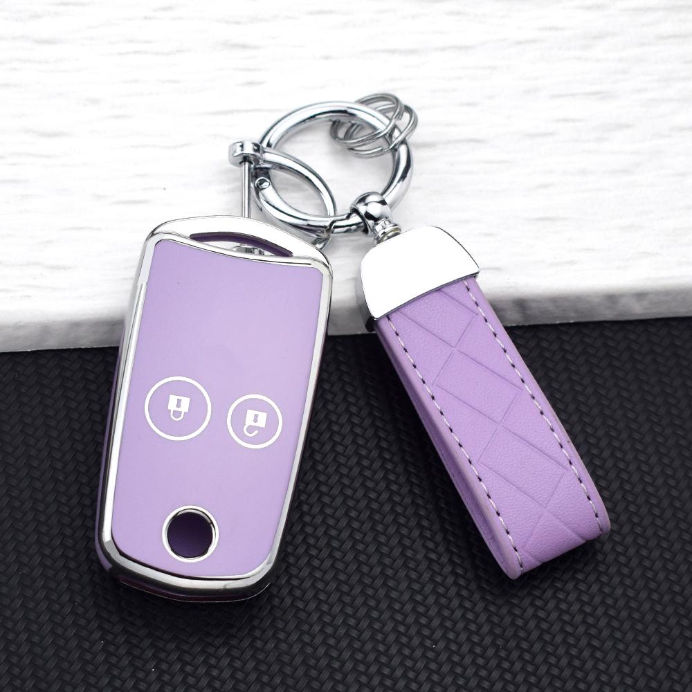 TPU Car Flip Key Case Cover For Acura TL TSX ZDX RSX CRZ Honda Civic Fit Accord CRV HRV Jazz Odyssey Car Key Chain Accessories