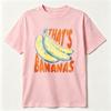 Unisex Tropical Tshirt Thats Bananas Single Pastel Banana Cotton Tee Cute Summer Fruit Graphic Short Sleeve Casual Tops
