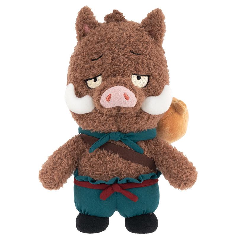 Langlang Mountain Little Demon Plush Toy Children's Birthday Gift Piggy Demon Pendant for Friends Keychain Gift