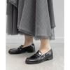 RANDA Women's Bit Loafer Rain Shoes KH36142 Black 22.5cm 2E